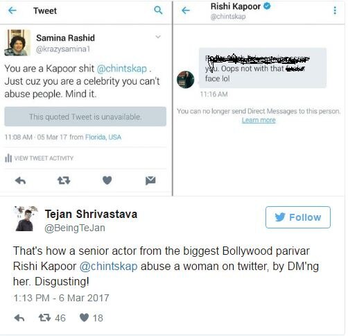 I won't leave these guys: Rishi Kapoor opens up on sending abusive Twitter DMs