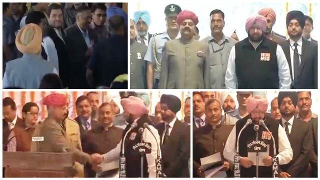 Captain Amarinder Singh sworn in as 26th Chief Minister of Punjab