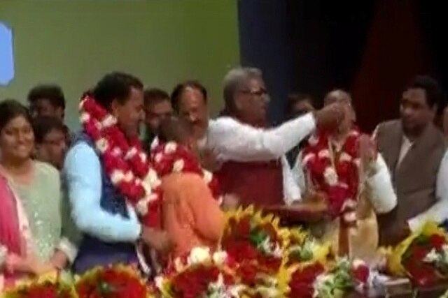 Yogi Adityanath is new UP CM; Keshav Maurya, Dinesh Sharma his deputies