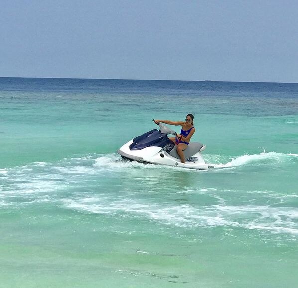 Actress is currently having good time in Maldives.