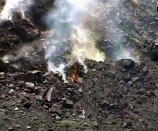 Chhattisgarh: Coal field inferno raging since a month, coal worth crores destroyed  Chhattisgarh: Coal field inferno raging since a month, coal worth crores destroyed