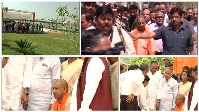 UP CM Yogi Adityanath inspects Gomti Riverfront, seeks account of every penny spent in Akhilesh's ambitious project UP CM Yogi Adityanath inspects Gomti Riverfront, seeks account of every penny spent in Akhilesh's ambitious project