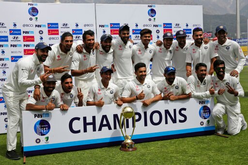 India thump Australia by 8 wickets in Dharamsala to clinch Test series 2-1 India thump Australia by 8 wickets in Dharamsala to clinch Test series 2-1