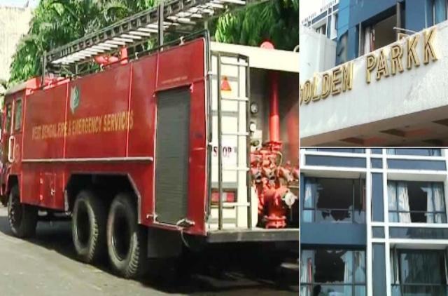 Kolkata: Two dead as fire breaks out in Hotel Golden Park Kolkata: Two dead as fire breaks out in Hotel Golden Park