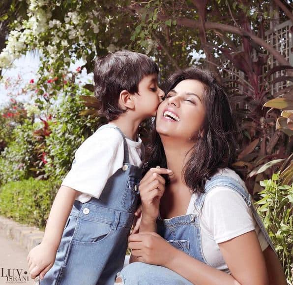 Daljeet also has a son, Jaydon with ex-husband Shaleen. (Image Courtesy - Instagram/Dalljiet Kaur)