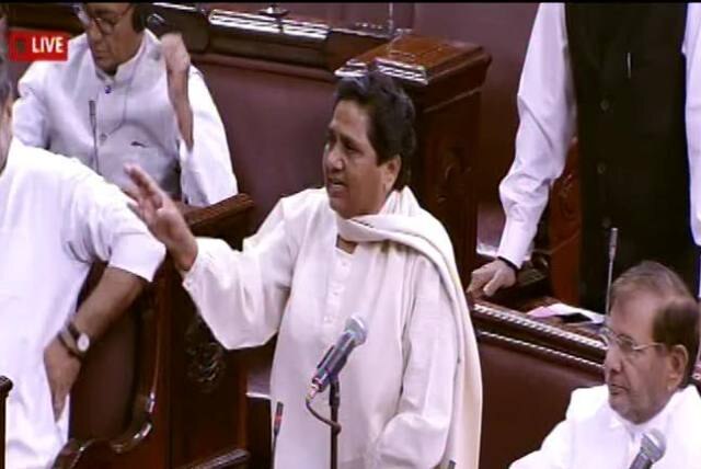 Opposition rakes up EVM tampering in RS; Mayawati calls ruling BJP 'cheat' Opposition rakes up EVM tampering in RS; Mayawati calls ruling BJP 'cheat'
