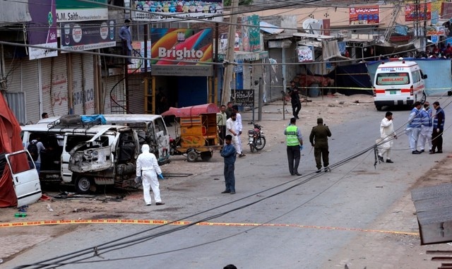 Lahore blast: 6 killed, 15 injured as suicide bomber targets census team Lahore blast: 6 killed, 15 injured as suicide bomber targets census team