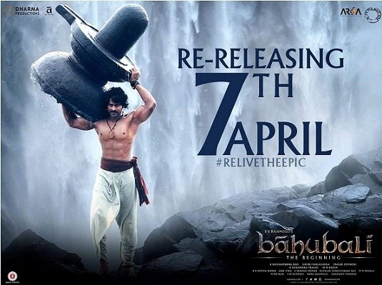'Baahubali: The Beginning' set to re-release in over 1000 screens 'Baahubali: The Beginning' set to re-release in over 1000 screens