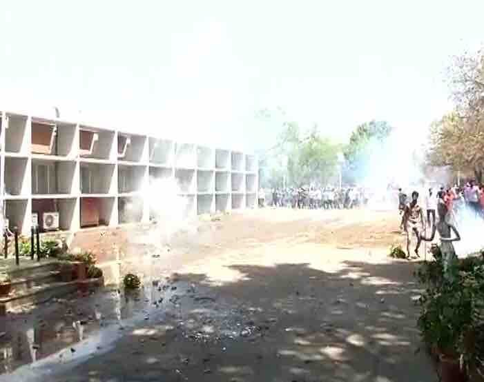 Panjab University students, police clash during protest against fee hike Panjab University students, police clash during protest against fee hike
