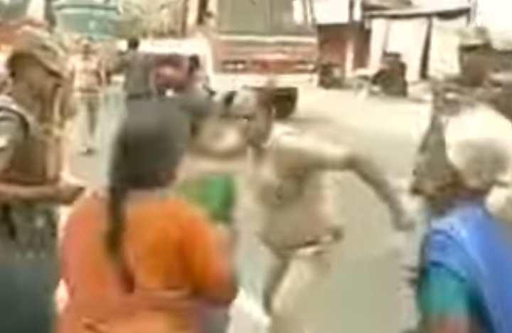 Tirupur cop caught on camera slapping woman during anti-liquor protest Tirupur cop caught on camera slapping woman during anti-liquor protest