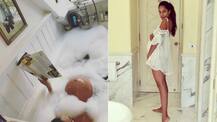 Lisa Haydon FLAUNTING Her BABY BUMP In Bath Tub Is The Best Thing You Will See Today