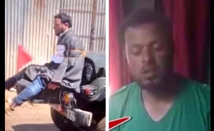 FIR lodged against army jawans for tying Kashmiri man to jeep as shield FIR lodged against army jawans for tying Kashmiri man to jeep as shield