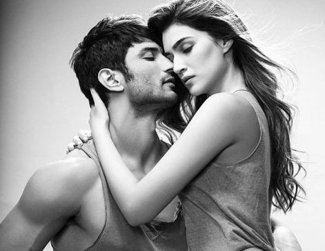 Kriti Sanon-Sushant Singh Rajput's chemistry in this snap is setting the internet on fire Kriti Sanon-Sushant Singh Rajput's chemistry in this snap is setting the internet on fire