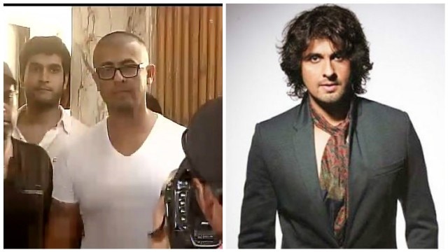Sonu Nigam keeps his word, shaves his head after West Bengal Maulavi issues fatwa  Sonu Nigam keeps his word, shaves his head after West Bengal Maulavi issues fatwa