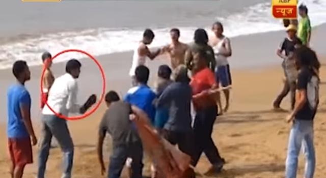 Viral Sach: Did gau rakshaks thrash foreign tourists at Goa beach for pushing away stray cow? Viral Sach: Did gau rakshaks thrash foreign tourists at Goa beach for pushing away stray cow?