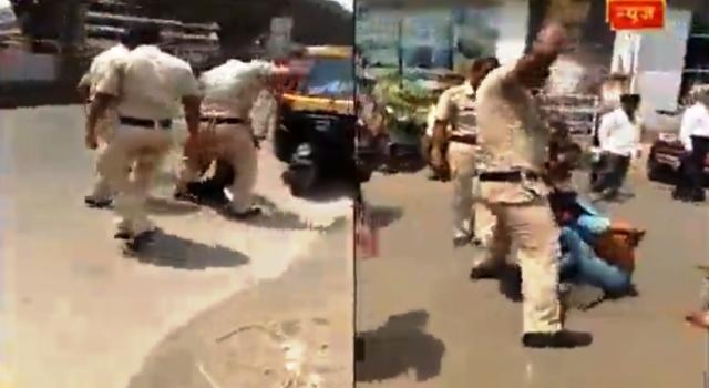 Viral Sach: Did Mumbai police beat up youngsters mercilessly on road? Viral Sach: Did Mumbai police beat up youngsters mercilessly on road?