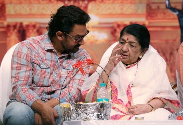 “I know he doesn’t collect awards. But he has made an exception for us. Aamir is indeed one of my favourite actors. Though we don’t meet any more I know there is enormous mutual respect between us,” said Lata Mangeshkar in a statement. (SOLARIS IMAGES)