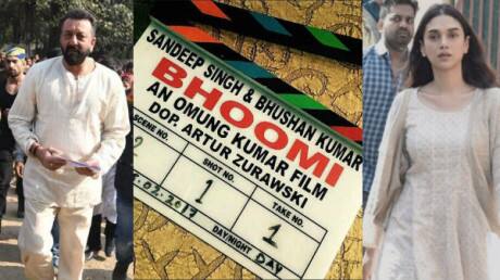 After a hectic back-to-back shooting schedule, actor Sanjay Dutt wrapped up the shoot of his upcoming movie 'Bhoomi' and felt emotional on the last day of his shoot. (ABP News image)