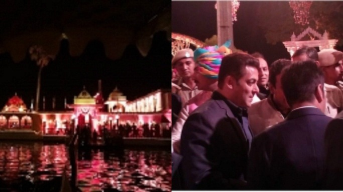 Salman Khan attends wedding of billionaire Binod Chaudhary's son Salman Khan attends wedding of billionaire Binod Chaudhary's son
