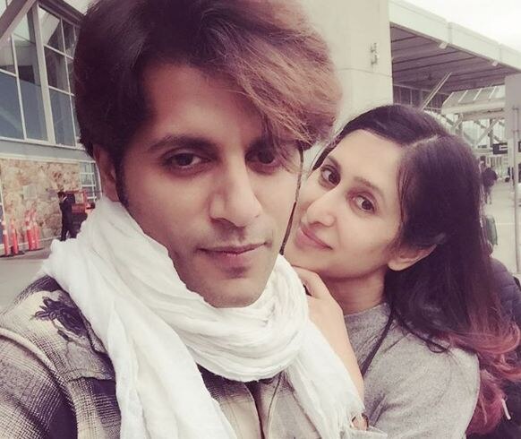 Karanvir Bohra-Teejay Sidhu finally reveal their twin daughters' faces Karanvir Bohra-Teejay Sidhu finally reveal their twin daughters' faces