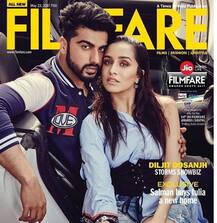 Arjun, Shraddha dazzle in Filmfare magazine cover
