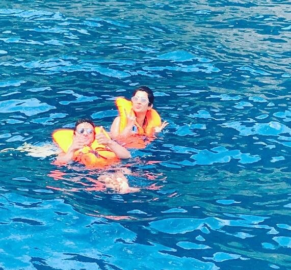Their mini honeymoon seems to be an adventurous one. (Instagram)