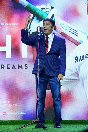 Bollywood singer Sukhwinder Singh during the song launch of film Sachin, A Billion Dreams, in Mumbai, India on May 9, 2017. (Sanket Shinde/SOLARIS IMAGES)