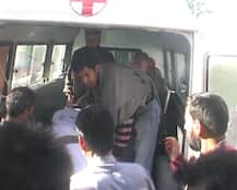 Unidentified men fire bullets at Army officer Umer Fayaz\'s funeral, no casualties reported