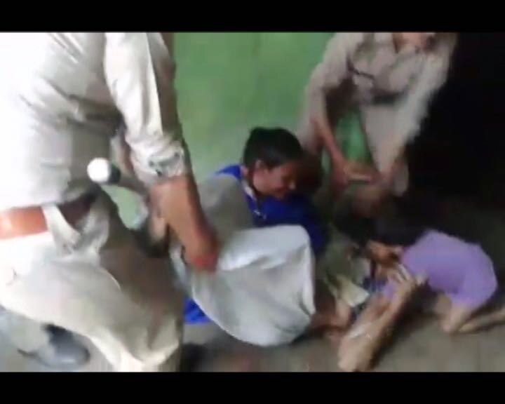 Amroha: Police evict 70-year-old woman from her house, drag her on street Amroha: Police evict 70-year-old woman from her house, drag her on street