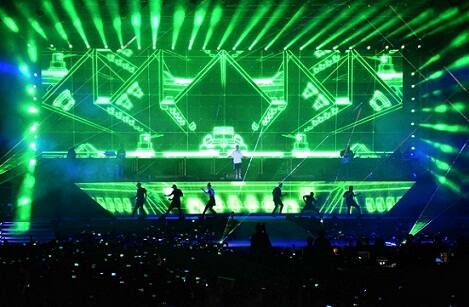 Justin Bieber performs during his concert (Sushant Agonde/SOLARIS IMAGES)
