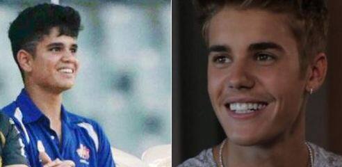 The two look so similar that Twitter is calling Arjun the Indian Justin Bieber (Photo: Twitter)