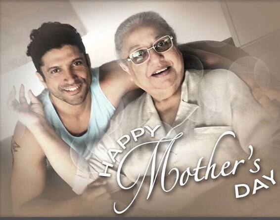 Farhan Akhtar: So much of a mother's time is dedicated to her children, that she could have, consciously or unconsciously, put aside some dream or goal she had for herself. Today, ask her if there is any such unfulfilled dream and if so, support her to achieve it. Like she has you through your life. Happy Mother's Day.
