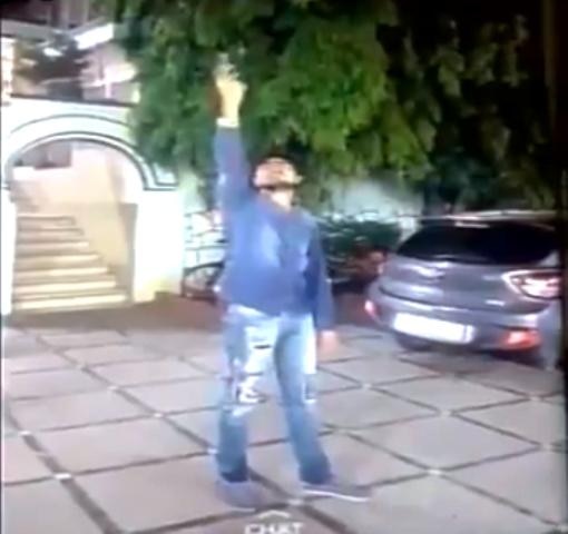 WATCH: Man fires in air to celebrate birthday in Hyderabad's Falaknuma, case registered under Arms Act WATCH: Man fires in air to celebrate birthday in Hyderabad's Falaknuma, case registered under Arms Act