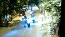 Hyderabad: Shocking CCTV footage shows two men dragging a woman on road