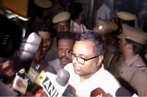 ED slaps money laundering case on Karti Chidambaram  ED slaps money laundering case on Karti Chidambaram