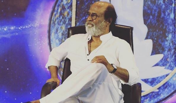 Protests near Rajinikanth's house, security beefed up Protests near Rajinikanth's house, security beefed up