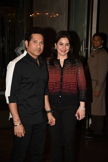 Sachin Tendulkar with wife Dr. Anjali (Picture courtesy- Manav Manglani)