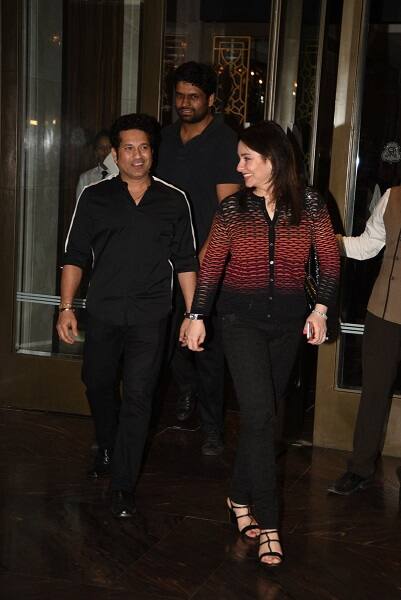Sachin Tendulkar and his wife Dr . Anjali (Picture courtesy- Manav Manglani)