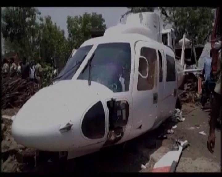 Maharashtra CM Devendra Fadnavis escapes unhurt after his chopper crash-lands in Latur