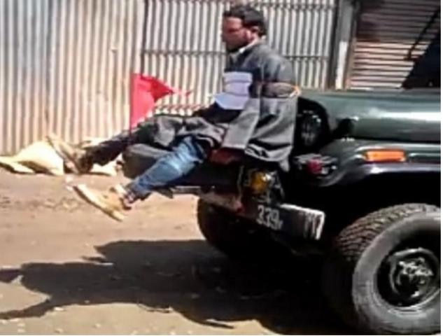 Civilian, who was tied to jeep, files complaint against Major Gogoi Civilian, who was tied to jeep, files complaint against Major Gogoi