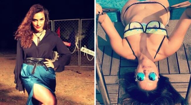 This bikini picture of Neha Dhupia chilling in pool is stunning This bikini picture of Neha Dhupia chilling in pool is stunning