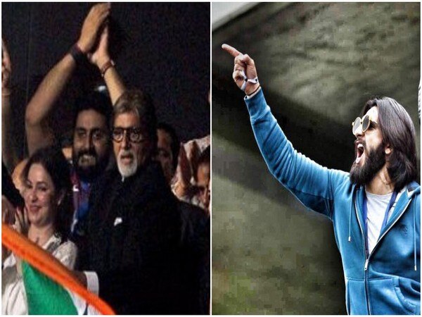 Big B, Ranveer Singh congratulate Team India on victory against Pak Big B, Ranveer Singh congratulate Team India on victory against Pak