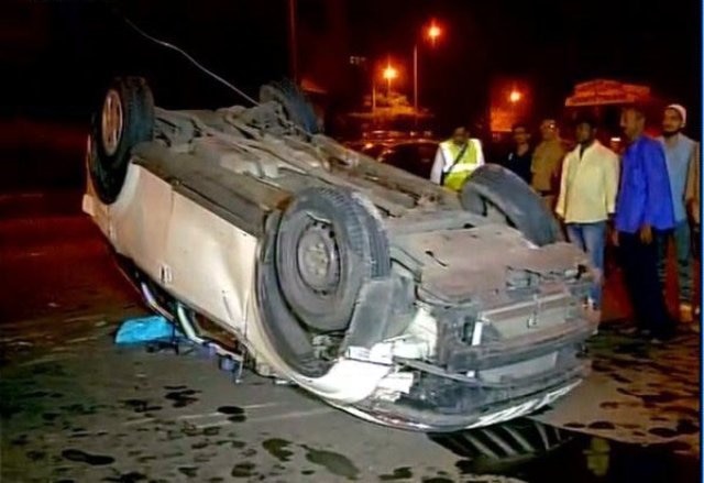 Jaipur: Five killed as overloaded truck tips over on car Jaipur: Five killed as overloaded truck tips over on car