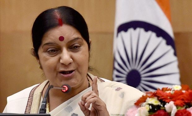 Neither pressure nor funds: Sushma Swaraj counters Donald Trump's charge on Paris climate deal Neither pressure nor funds: Sushma Swaraj counters Donald Trump's charge on Paris climate deal