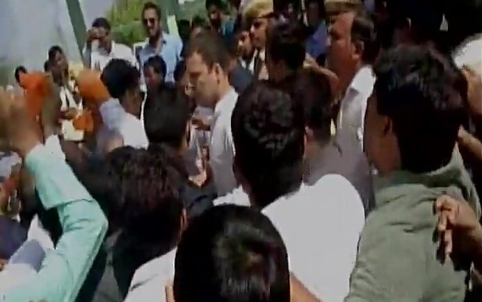 Live Updates: Rahul detained in MP amid high drama, lashes out at Modi