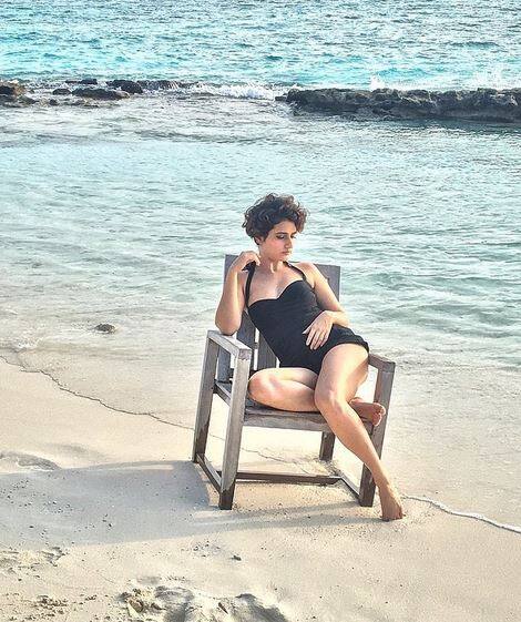 Fatima is looking beautiful in these pictures but some people surely didn't like the way she expressed herself on social media. Religious Extremists got offended by her choice of dress and slammed her for posting pictures in a swimsuit during Ramzan.