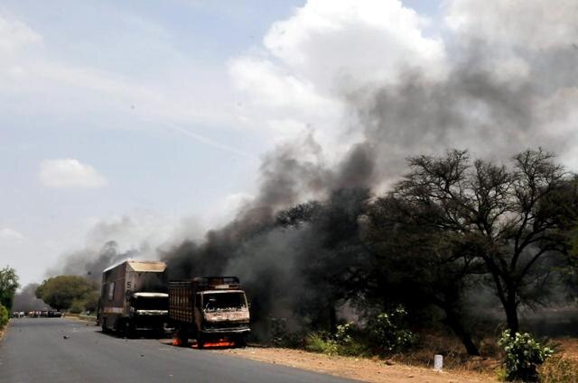 Madhya Pradesh: Another farmer dies in Mandsaur; Incidents of arson in Shajapur  Madhya Pradesh: Another farmer dies in Mandsaur; Incidents of arson in Shajapur