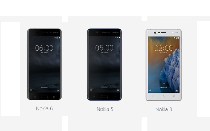 Nokia launches three smartphones in India Nokia launches three smartphones in India
