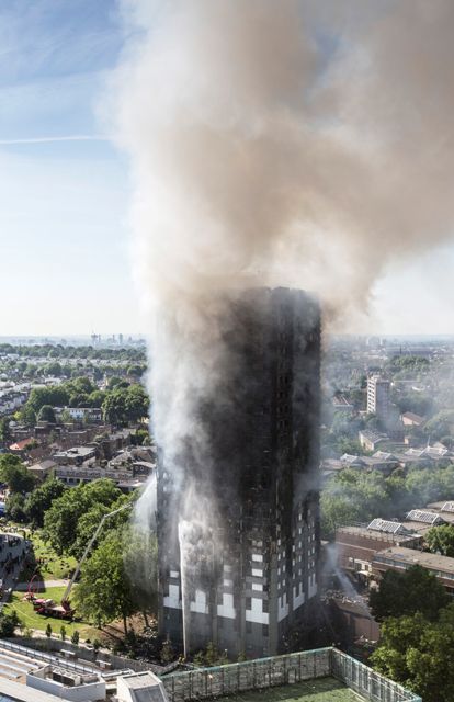 London Fire: Mothers throw children out of 10th floor to save them
