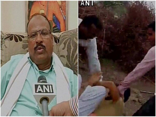 Maharashtra: Congress MLA Abdul Sattar thrashes, abuses farmers over land dispute Maharashtra: Congress MLA Abdul Sattar thrashes, abuses farmers over land dispute